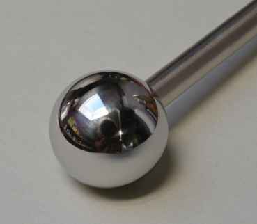 Abschussstange mit runden Edelstahl - Knopf - Williams