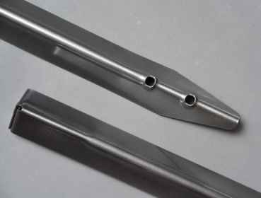 Flipperbein grau Bally alt - 4 Stück