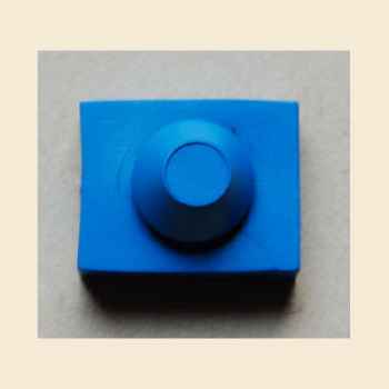 Bumper Pad blue rectangular