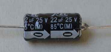 Capacitor 22uF/25 Volt Axial