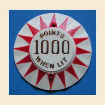 Bumpercap Bally rot 1000 Points w/lit in Gold