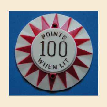 Bumpercap Bally rot 100 Points w/lit