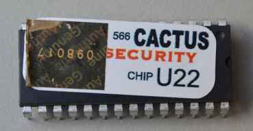 Cactus Canyon - Security Chip