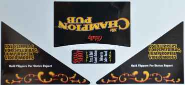 Champion Pub - Apron Decals