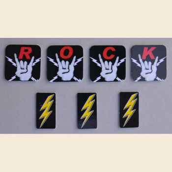 AC/DC Custom - Targetsticker Satz 7 Stck