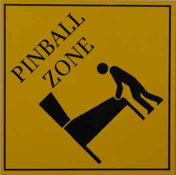 Aufkleber 'Pinballzone'