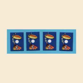 Fish Tales Targetsticker 4x