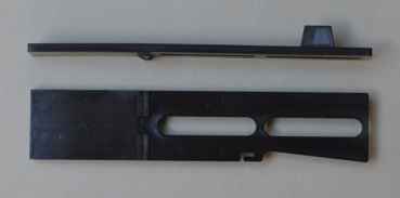 Drop Target Williams schwarz, schmal