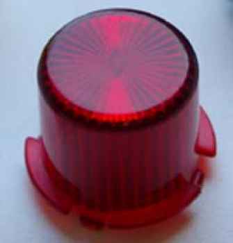 Flasher Dome Twist Cap red