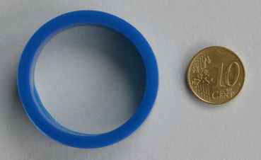 Flippergummi normal - blau - Silikon