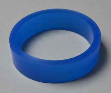 Flipperrubber normal, blue - PU
