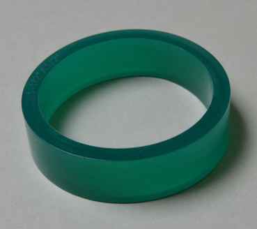 Flipperrubber normal, green - PU