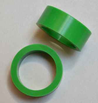 Flippergummi klein - grün - Silikon