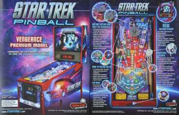Star Trek (Stern) Vengeance Premium - Flyer