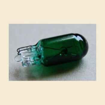 10 x Lightbulb GE 555 - green