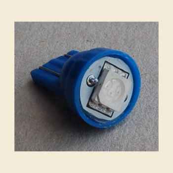 LED Lampe GI Flux Glassockel - blau