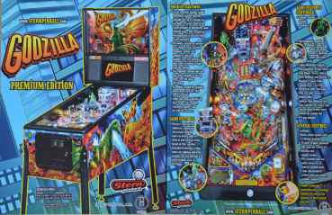 Godzilla (Stern) Premium - Flyer