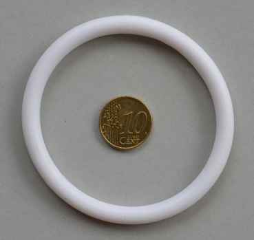 2 1/2" Silicon white