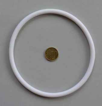 4 1/2" Silikon weiß