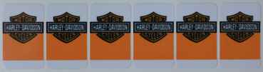 Harley Davidson (Bally) - Targetdecalset - 6 Stück