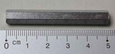 Hex Spacer 2" x 1/4"