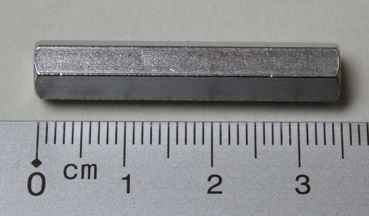 Hex Spacer 1 3/8" x 1/4"