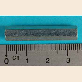 Hex Spacer 1/4" f-f 8-32 x 1 3/8"