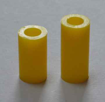Siliconsleeve yellow - 7/8"