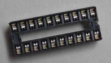 Socket IC Twin leaf 20 pin