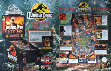 Jurassic Park (Data East) - Flyer