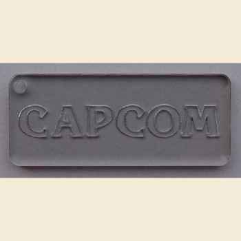 Schlüsselanhänger 'Capcom' rechteckig - klar