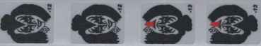 Kiss (Stern) Targetdecals 4 Stück