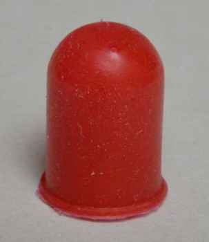 Light bulb sleeve red