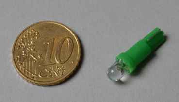 LED - Lamp wedgebase # 86 - green