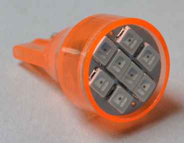 LED Lamp Flasher #906 with 8 SMD LEDs - orange