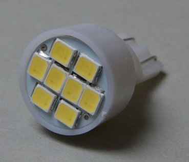 LED Lampe Flasher #906 mit 8 SMD LEDs - kaltweiß - für Stern Spike 5 Volt
