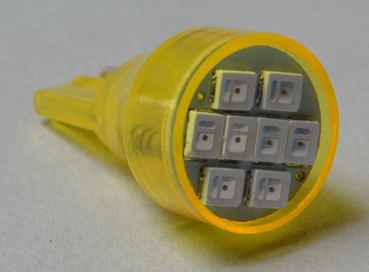 LED Lamp Flasher #906 with 8 SMD LEDs - yellow
