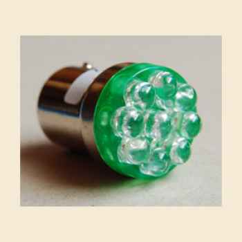 LED Lampe Flasher 89 mit 9 LED grün
