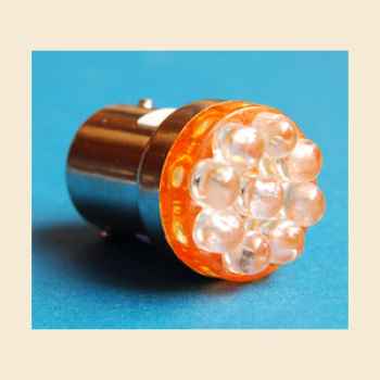 LED Lampe Flasher 89 mit 9 LED orange