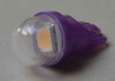 LED Lampe Retro 1 Chip T10 - Ablaze No Ghosting - violett