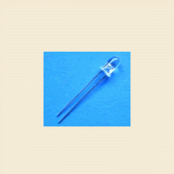 LED 3mm clear red extra bright