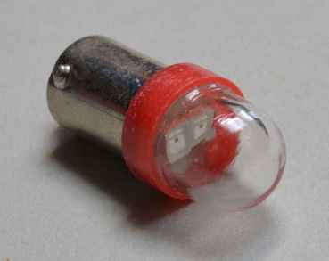 LED Lampe Retro Bajonett - rot
