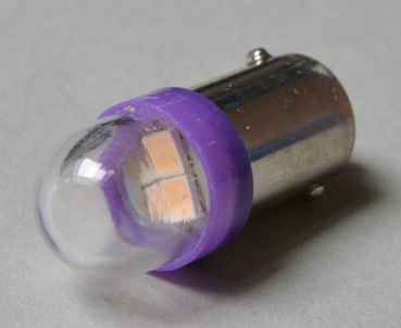 LED Lampe Retro Bajonett - violett
