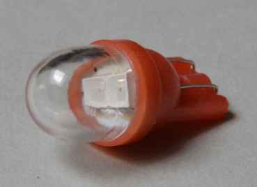 LED Lampe Retro Glassockel - orange