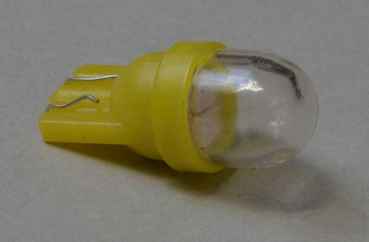LED Lamp Retro wedgebase - yellow