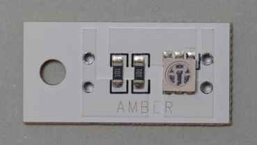 LED - Platine Stern Spike - amber