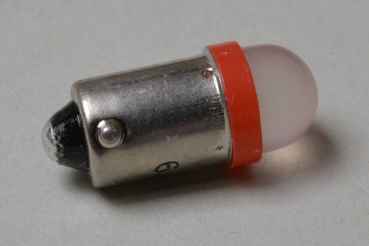 LED Lampe Bajonett rot diffus Allgemeinbeleuchtung