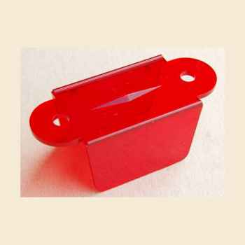Lane Guide red translucent 2 1/8" old