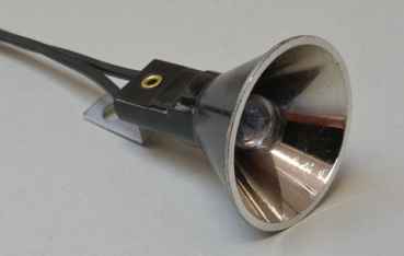 Reflector Lamp black with cable