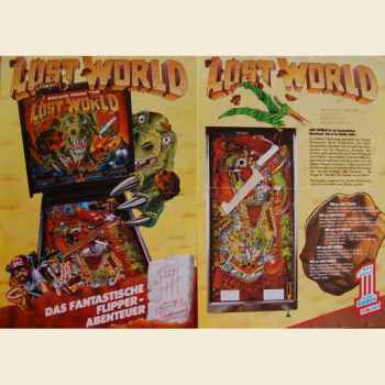 Lost World Bally - Flyer deutsch